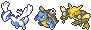 Lugia Blastoise Alakazam