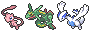 Mew Rayquaza Lugia