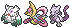 Abomasnow Cresselia Mewtwo