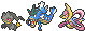 Banette Gyarados Cresselia